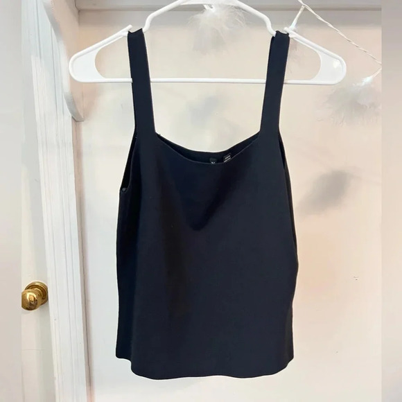FINAL PRICE Venini Knit Minimalist Black Tank - Picture 1 of 8